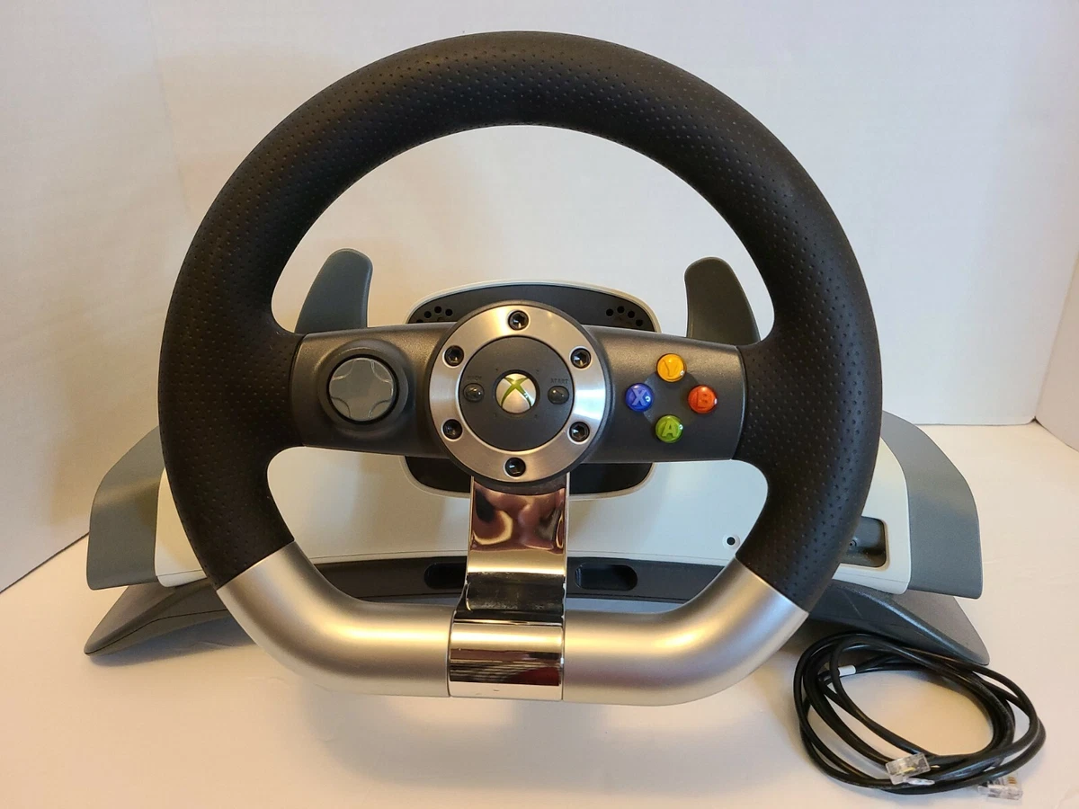 Official Microsoft Xbox 360 Wireless Racing Steering Wheel With