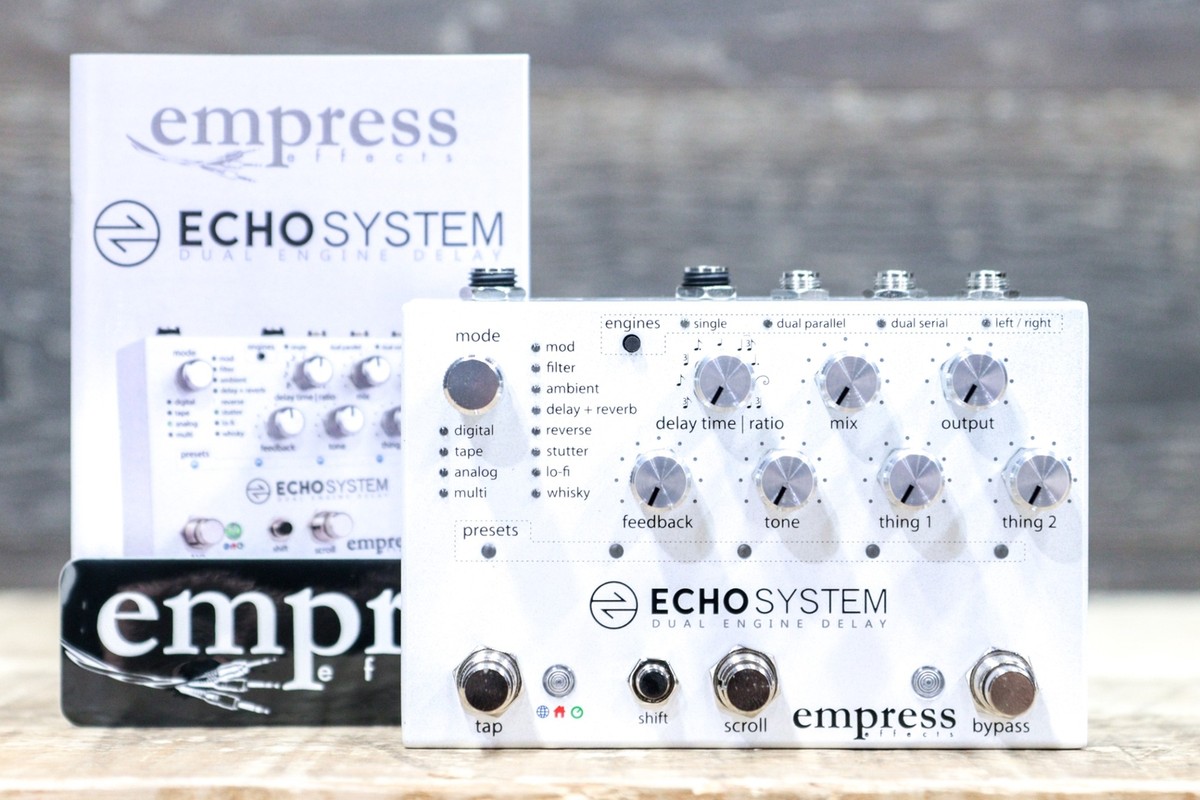 Empress Effects Echosystem Dual Engine Delay 12-Algorithm
