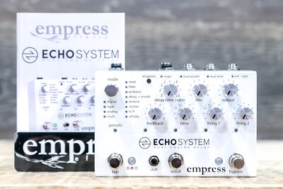 ギター Empress Effects Echosystem Delay Echosystem - Dual Engine Multi-Mode Delay Pedal – Empress
