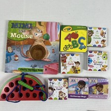 Toddler Baby Board Books Board Book Bundle 8 Books Plus Fine Motor Skills Toy
