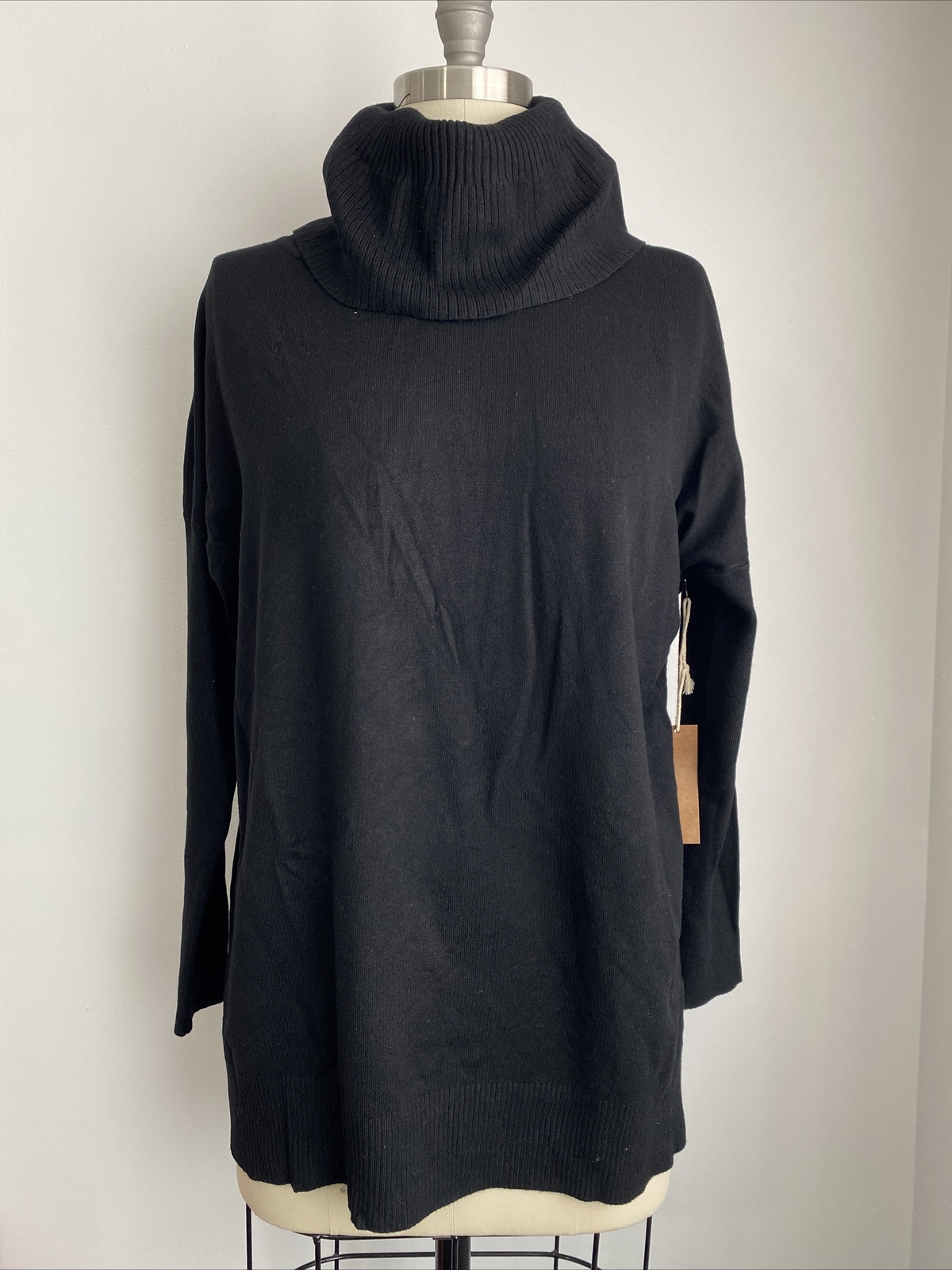 Cowl Turtleneck Long Sleeve Sweater XS 