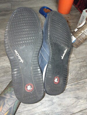 Jackie Chan Boat Loafers Suede Blue Size 9.5 | eBay display picture 1