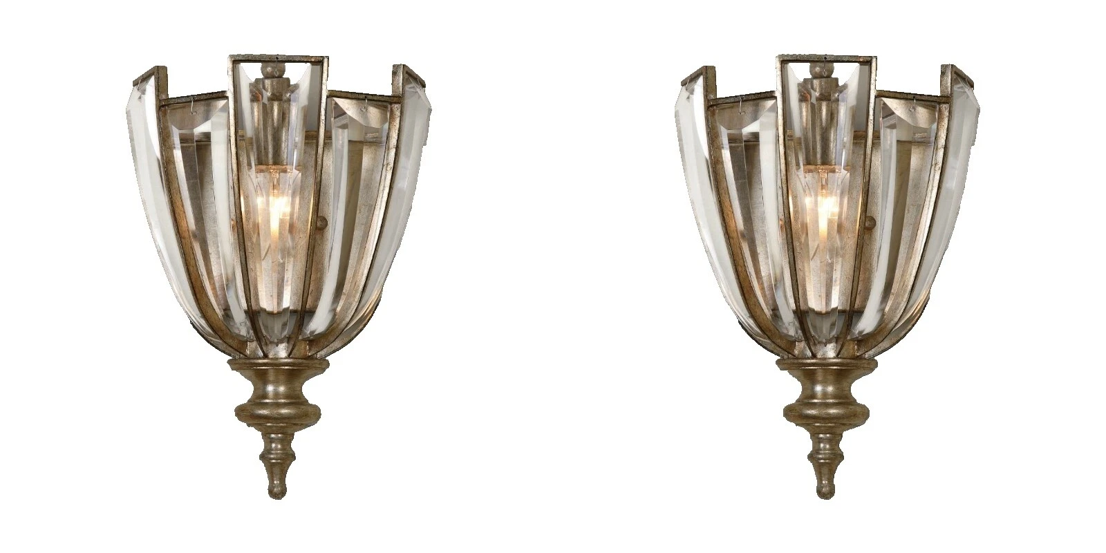 Accesorios de Iluminación de Pared Uttermost Crystal contemporáneo