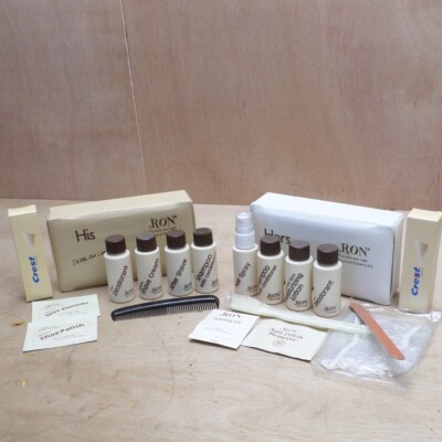 Delta Airlines His and Hers Kulturbeutel Vintage 60er 70er RON Amenity