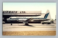 Aviation Airplane Postcard Harrison Air Airlines Martin 404 W15