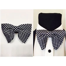 Mens Oversized Bow Tie - Polka Dot Bowtie,  Bow tie