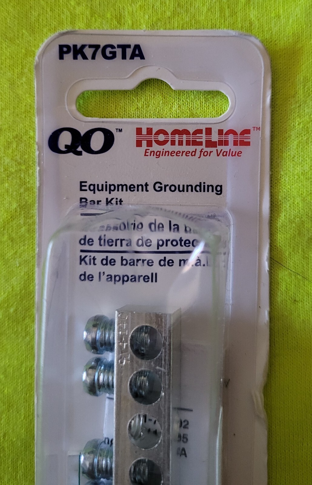 New Square D PK7GTA Equipment Grounding Bar Kit QO/Homeline 47569517327