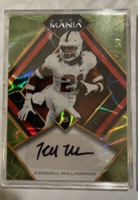 Kendall Williamson Auto /7 2023 Wild Card Auto Mania Football RC