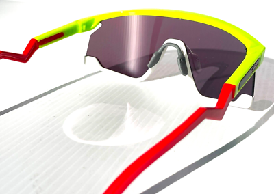 NEW Oakley BXTR Retina Burn Neon & Red PRIZM Road Ruby Lens