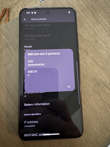 Google Pixel 8 128GB Black - Unlocked - Afbeelding 2 van 5