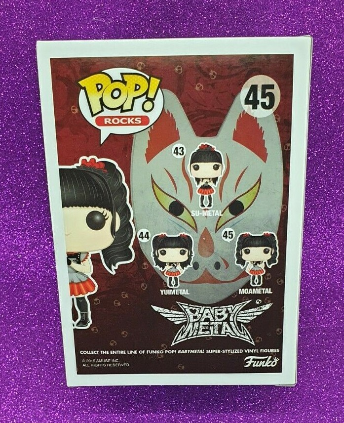 FUNKO POP ROCKS BABY METAL #45 MOAMETAL VAULTED VINYL FIGURE FUNKO POP ROCKS BABY METAL #45 MOAMETAL VAULTED VINYL FIGURE