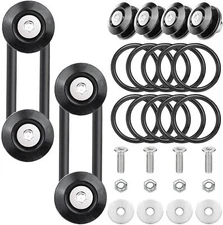 8PCS Black Bumper Quick Release Front Rear Bumper Fastener Trunk Fender clip Kit