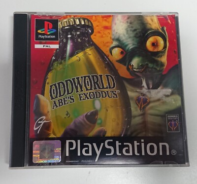 PS1 Playstation 1 Game: Oddworld Abe's Exodus - COMPLETE ITALIAN