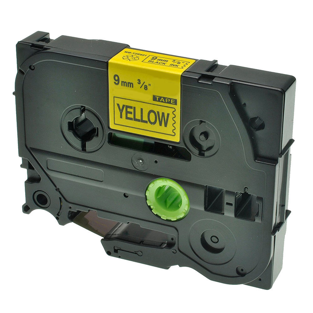 LABEL TAPE fits BROTHER 636mm PTouch H101C PTH101C Black On Yellow