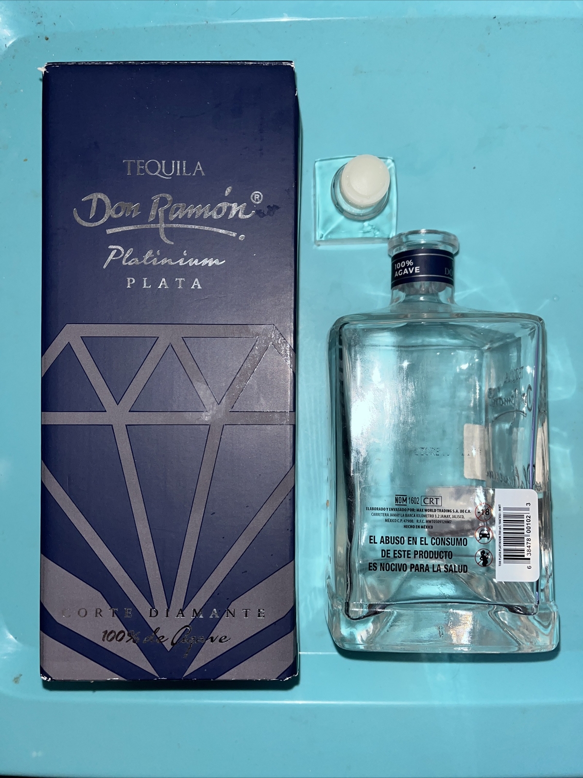 Empty Bottle Tequila Don Ramon Platinum 700ml eBay