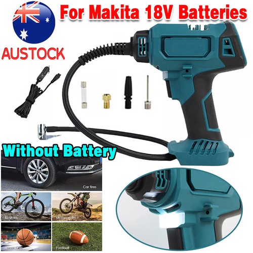Cordless Car Air Compressor Tyre Fits Makita 18V Batteries Lxt Inflator Pump Lcd - Picture 2 of 12