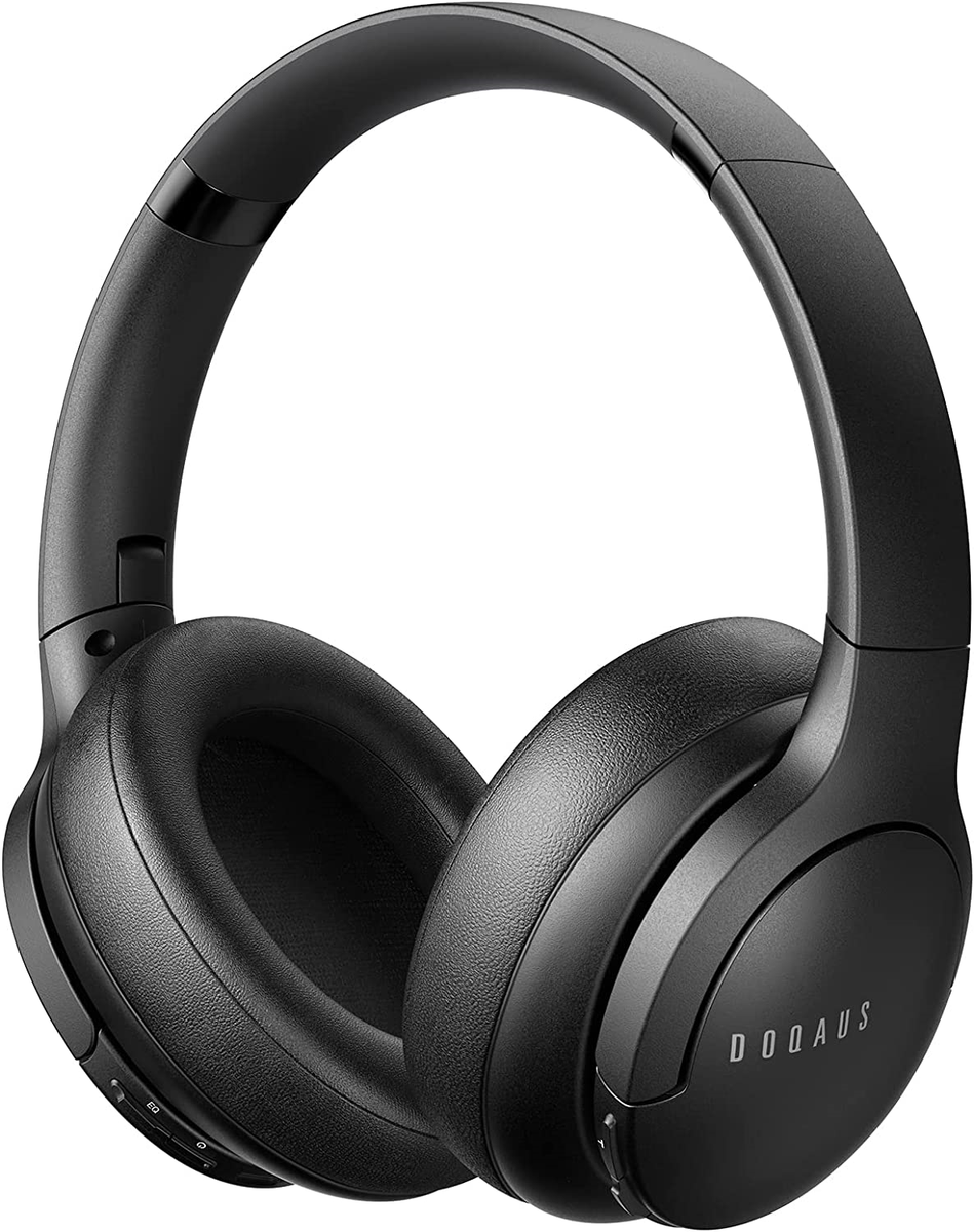 DOQAUS Bluetooth Headphones Over Ear, 90H Playtime Bluetooth