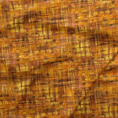 Cotton Brushstrokes Painted-Look Textured Blenders Gold Fabric Print BTY D142.13
