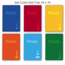 Album Fotografico per 402 foto 10x15 11x16 Portafoto Basic Vari Colori a tasche