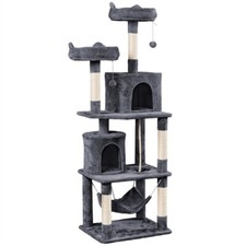 Cat Tower Multi Level Cat Tree Condo w/Scratching Post Perches for Play 70.5  H