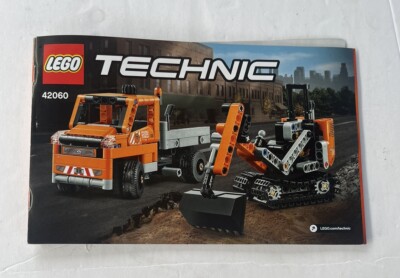 Lego Technic Roadwork Crew 42060 Manual Booklet Only Free Shipping!