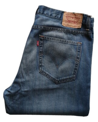 LEVIS 752 Jeans W 38 L 30 Classic Fit Vintage Mid Blue Denim