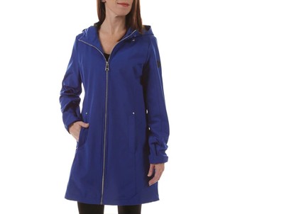 calvin klein soft shell hooded jacket