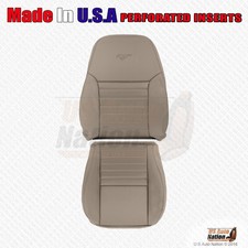 1999 - 2004 Ford Mustang Gt Driver Passenger Replacement Leather Seat Cover Tan 1999 - 2004 Ford Mustang Gt Driver Passenger Replacement Leather Seat Cover Tan