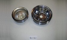 Small Block Chevy Chrome Pulley Set Sbc 2 - 3 Groove Long Pump Sbc Chevrolet Small Block Chevy Chrome Pulley Set Sbc 2 - 3 Groove Long Pump Sbc Chevrolet