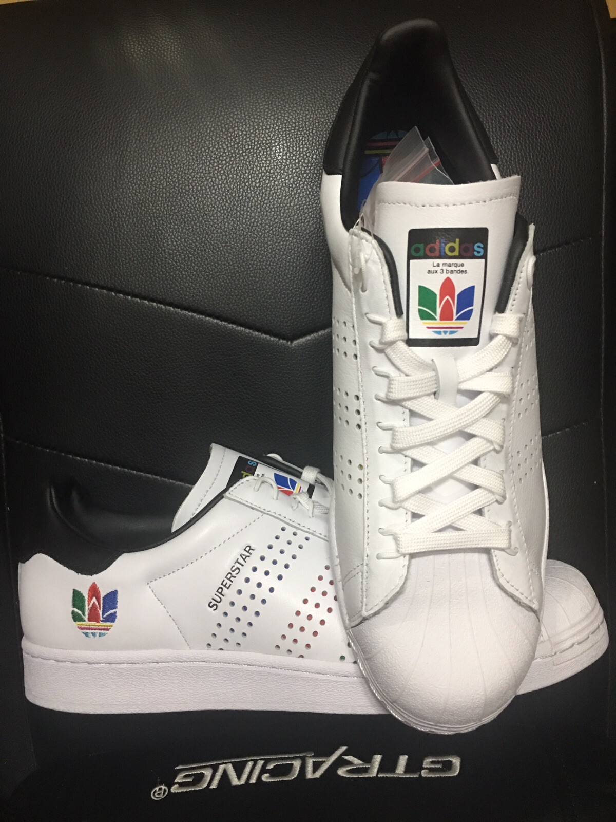 Size 11 - adidas Superstar Colorful Trefoil - Cloud White 2020 - FW5388 for  sale online | eBay