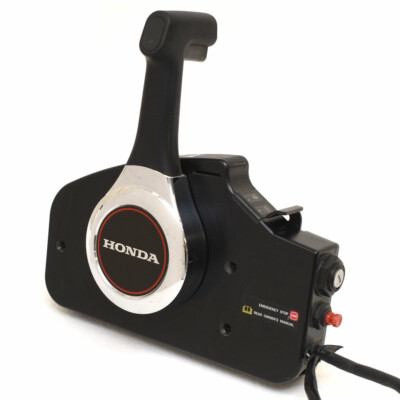#ad Honda Boat Side Mount Control 10319 Black Silver W Ignition $334.34