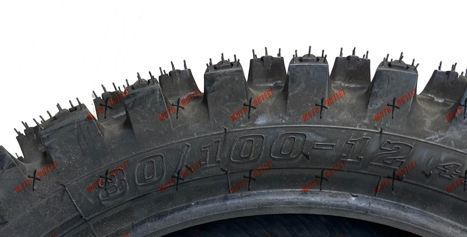 Neumático trasero Dunlop MX53 80/100-12 Geomax motocicleta 80-100-12 KX 65 KLX 45236400 Foto 3 de 4