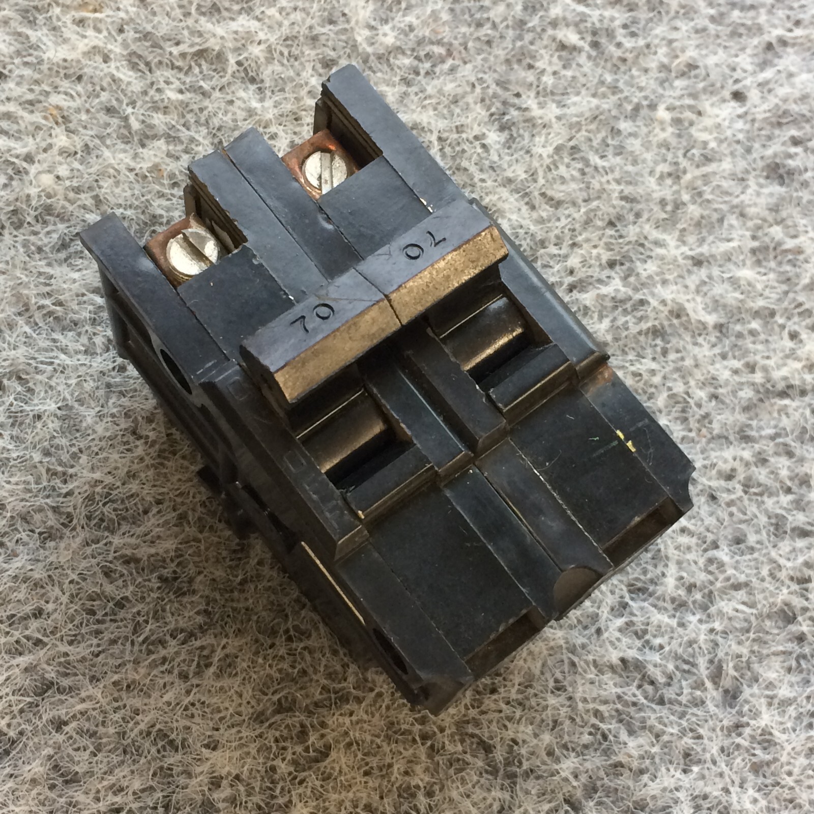 FPE NA270 Federal Pacific 2P NA 70A Stab-Lok Circuit Breaker 70 AMP 2 POLE Black