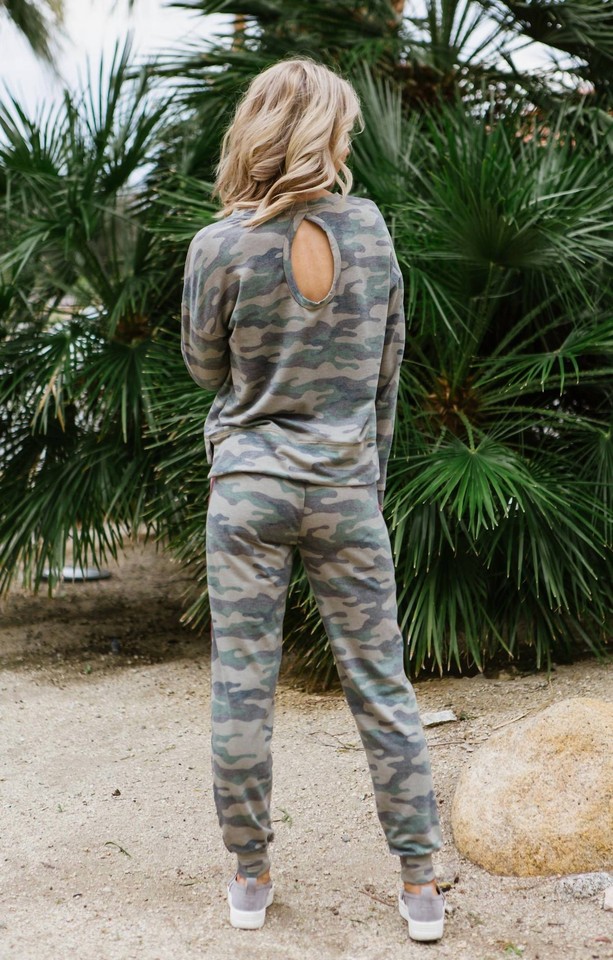 Pj Salvage kind is cool long sleeve top in Camo size XL eBay