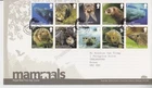 GB ROYAL MAIL FDC FIRST DAY COVER  2010 MAMMALS  STAMP SET TALLENTS PMK