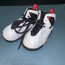 Nike Air Jordan True Flight Baby Sneakers Size 7c Toddler Kids White Black Red