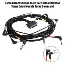 Cable Harness Snake Loom Cord Kit For Crimson Surge Drum Module Turbo Command V2