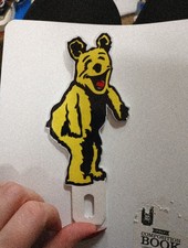 Powder Coated Bear Wheel Alignment License Plate Topper