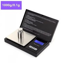 Digital Pocket Scale Jewelry Gold Coin Gram Balance Weight Precise 1000g x 0.1g