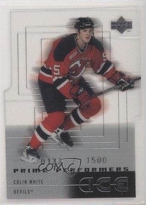 2000-01 Upper Deck Ice 133/1500 Colin White #59 Rookie RC 1k9