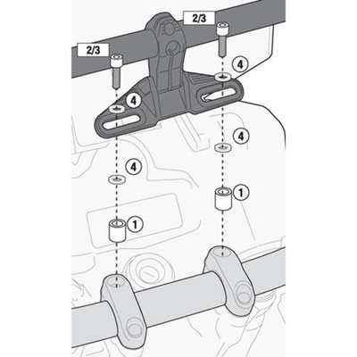 GIVI 04SKIT FITTING KIT