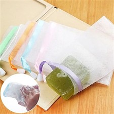 10PCS Soap Foaming Mesh Bags Soap Saver Pouch Bath Shower Bubble Net Bag