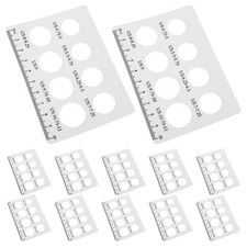 20 Pcs Jewelry Sizer Measuring Tool Guide Finger Circumference Chart