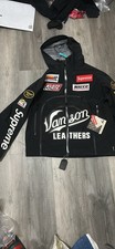 Supreme black Gore Tex Vanson Leathers
