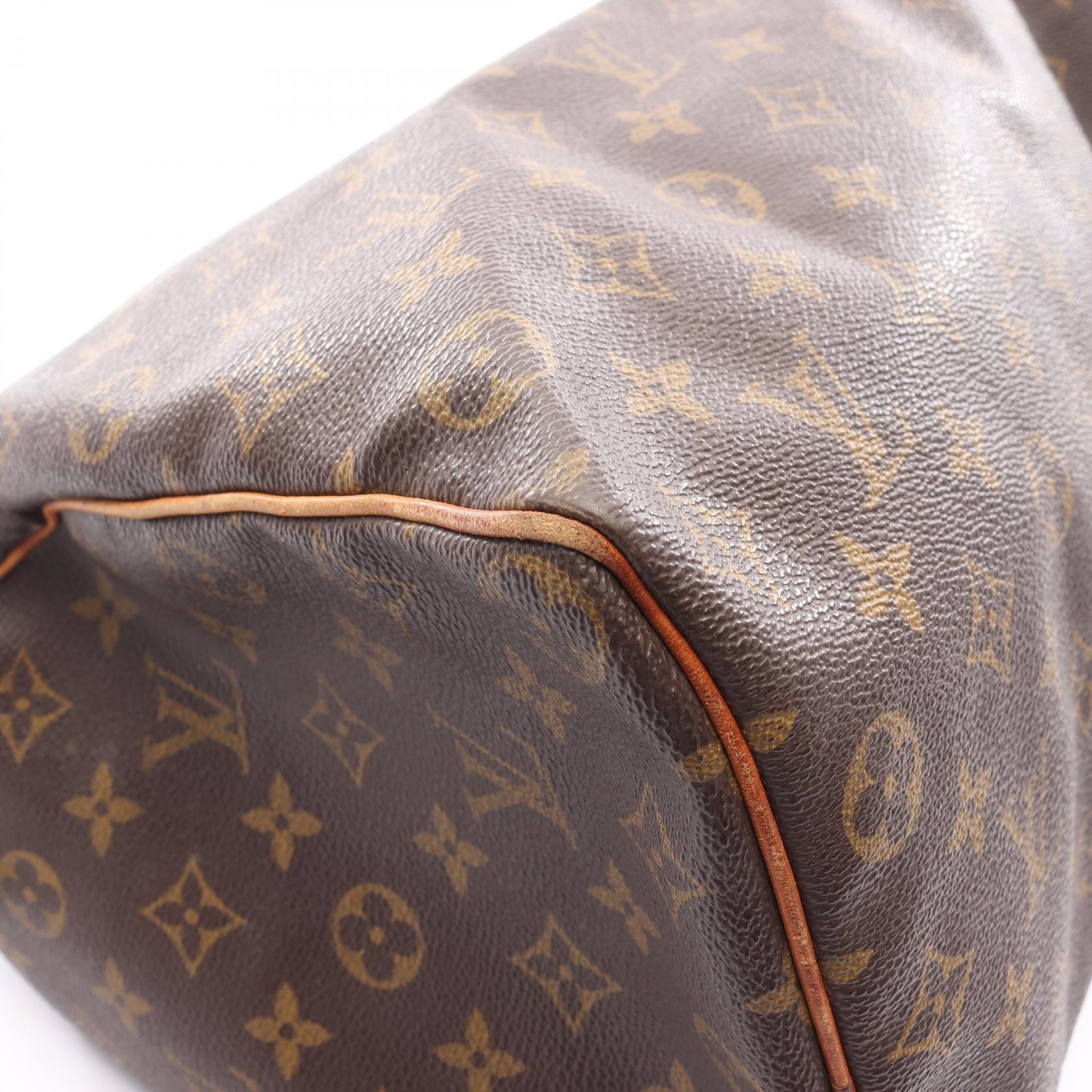 LOUIS VUITTON Speedy 35 Handbag M41524 Monogram canvas leather Brown Used Women thumbnail 6
