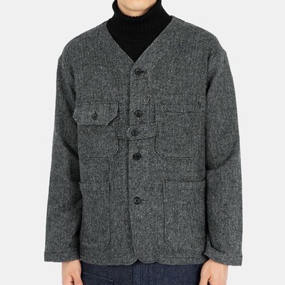 ENGINEERED GARMENTS Herren Herringbone Wolljacke (Grau) 54759831
