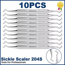 Sickle Scaler 204S Dental Hand Instruments Pro Periodontal Pick Hygiene Tool