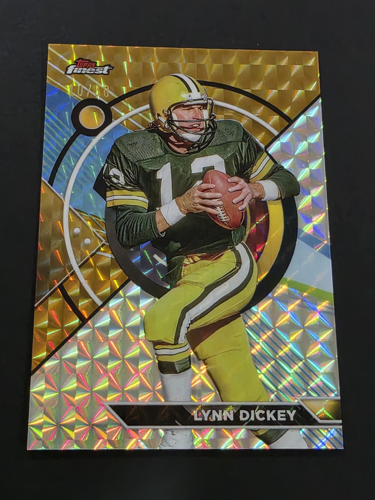 2023 Topps Composite - Topps Finest Lynn Dickey Gold Geometric Refractor /50