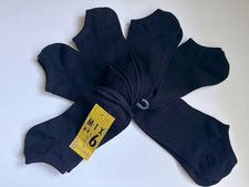 NWT Mix No 6 - Women s Black - No Show Socks - 6 Pack - One Size Fits Most