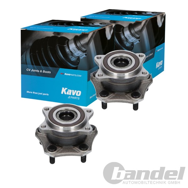 2X Kavo Parts RADLAGER-SATZ Hinten Links+Rechts Radlager Lager Vorne Links+Recht-image